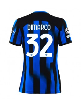 Inter Milan Federico Dimarco #32 Heimtrikot für Frauen 2023-24 Kurzarm